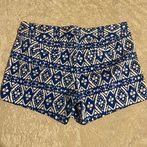 J.Crew “City Fit” Chino Shorts- Geometric Print